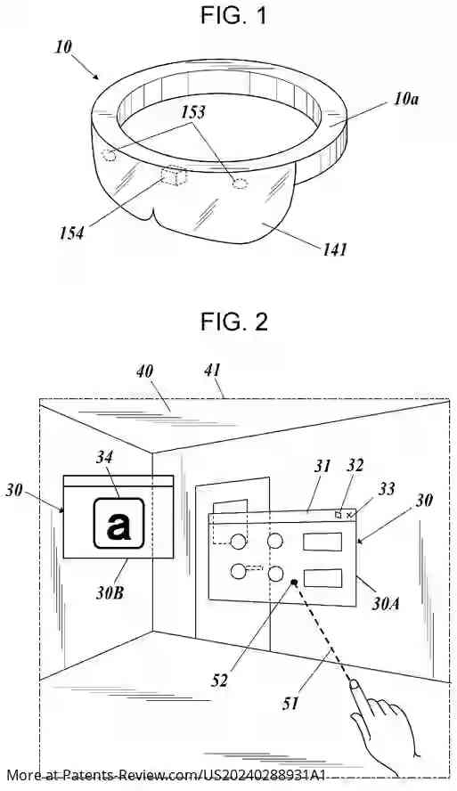 Drawing 02 for WEARABLE TERMINAL APPARATUS, PROGRAM, DISPLAY METHOD, AND VIRTUAL IMAGE DISTRIBUTION SYSTEM