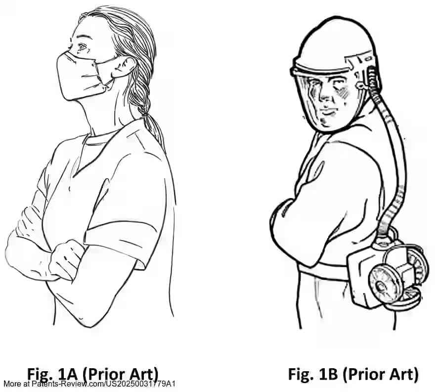Drawing 02 for DEVICE TO PROTECT FROM AIRBORNE PATHOGENS