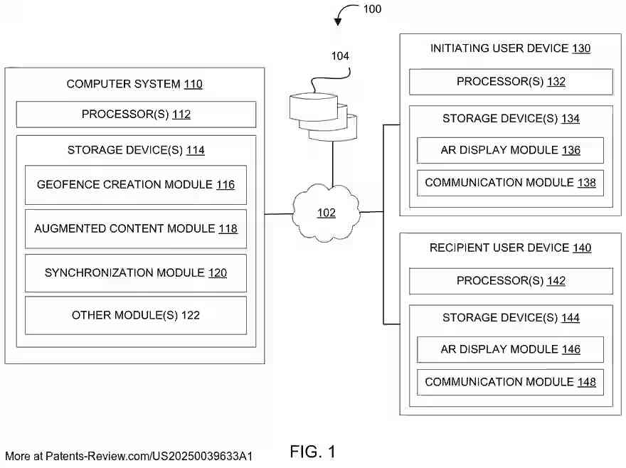 Drawing 02 for SYSTEM AND METHOD OF PROVIDING AUGMENTED REALITY CONTENT IN SYNCHRONIZED DYNAMIC GEOLOCATION AREAS