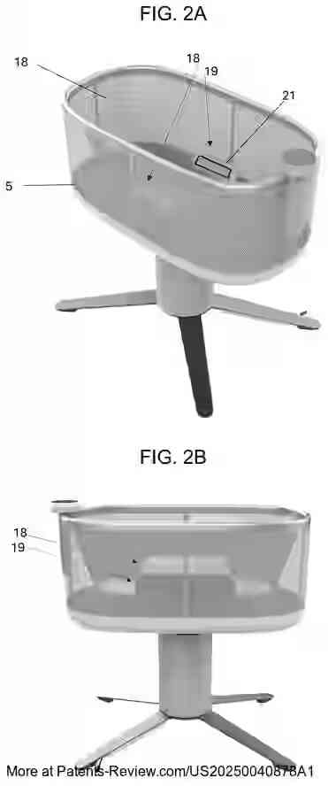 Drawing 03 for AI-Powered Smart Bassinet with Multi-Sensor Integration and Real-Time Personalized Infant Care Recommendations