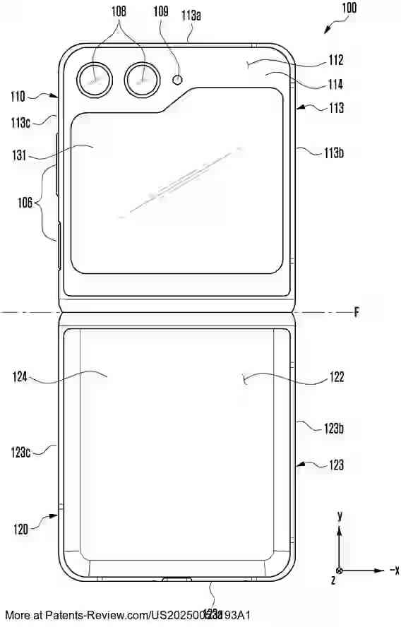 Drawing 01 for FOLDABLE ELECTRONIC DEVICE INCLUDING FLEXIBLE DISPLAY