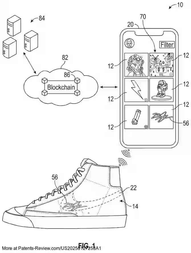 Drawing 02 for ARTICLE OF FOOTWEAR WITH REMOVABLE SHIELD