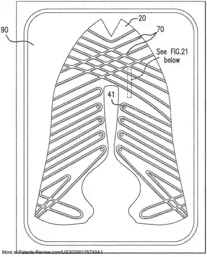 Drawing 01 for FOOTWEAR ASSEMBLY METHOD WITH 3D PRINTING