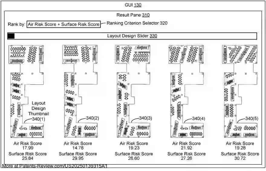 Drawing 01 for TECHNIQUES FOR AUTOMATICALLY GENERATING BUILDING LAYOUT DESIGNS THAT REDUCE TRANSMISSION OF VIRUSES