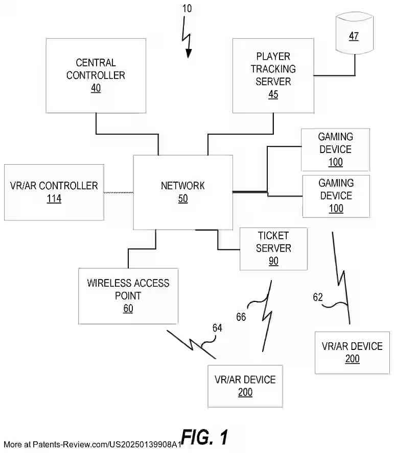 Drawing 02 for SHARED IMMERSION FEATURES AMONG REAL-WORLD PLAYERS IN A SHARED VIRTUAL GAMING ENVIRONMENT