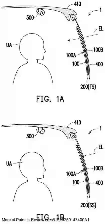 Drawing 02 for DOUBLE-SIDED DISPLAY DEVICE