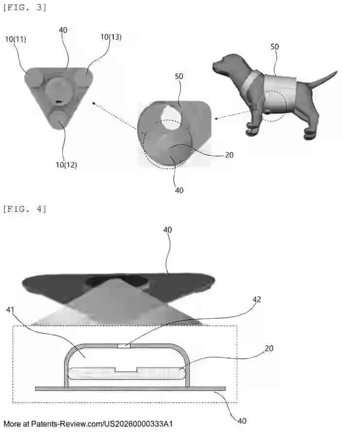 Drawing 03 for SYSTEM FOR MONITORING HEART CONDITION FOR ANIMAL
