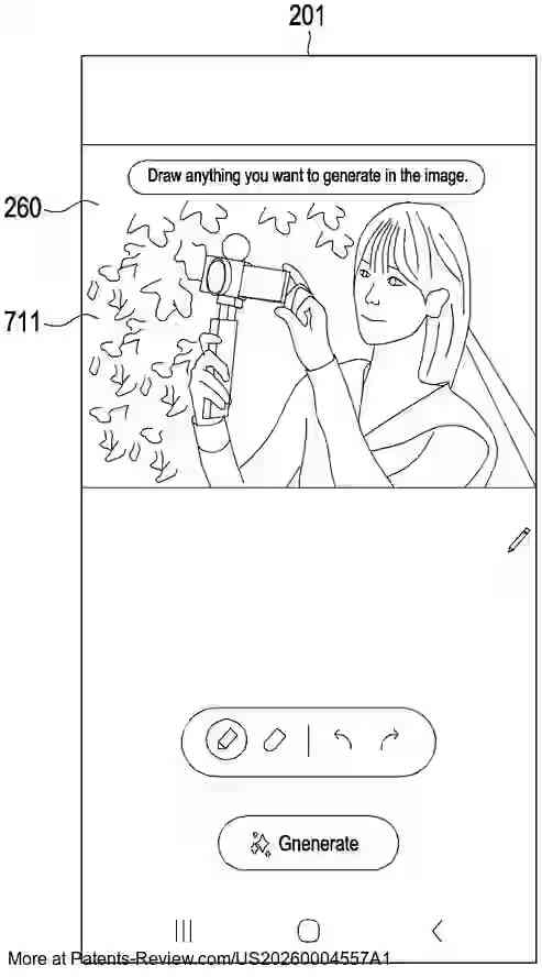 Drawing 01 for ELECTRONIC DEVICE AND METHOD FOR EDITING FACE INCLUDED IN IMAGE USING ARTIFICIAL INTELLIGENCE MODEL IN THE ELECTRONIC DEVICE