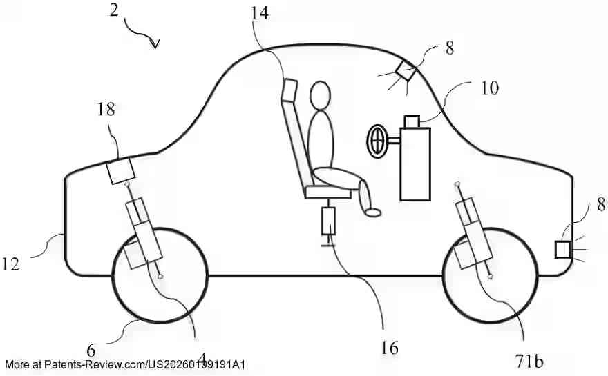 Drawing 01 for METHODS AND SYSTEMS FOR CONTROLLING VEHICLE BODY MOTION AND OCCUPANT EXPERIENCE