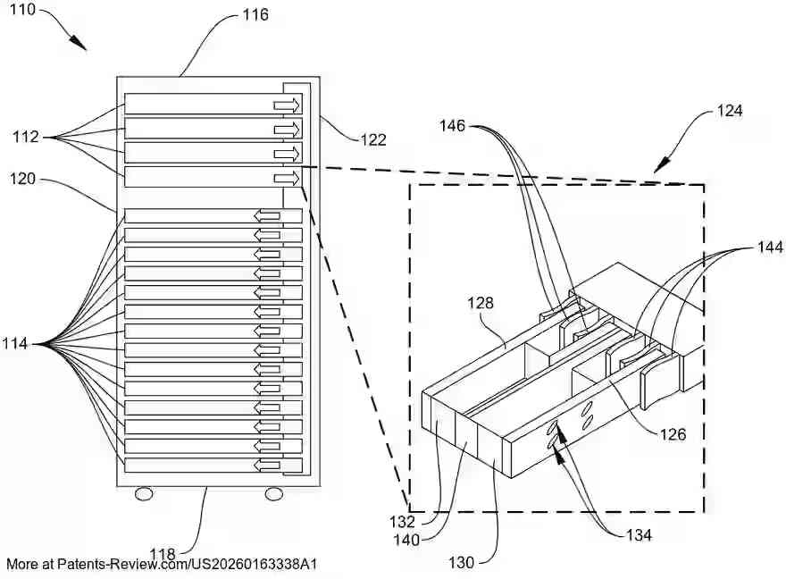 Drawing 01 for Modular high power density rack busbar and connector interface for high power racks